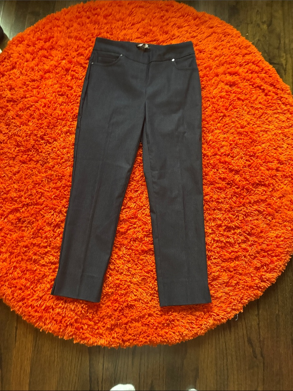 Renuar Navy Straight Leg Pants